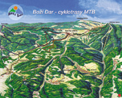 Karte der Radwanderwege